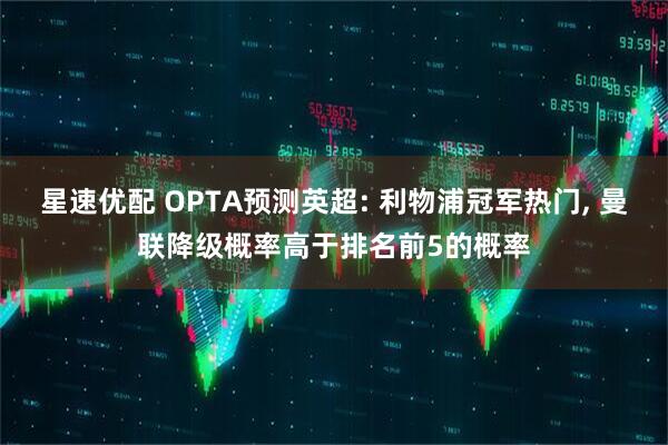 星速优配 OPTA预测英超: 利物浦冠军热门, 曼联降级概率高于排名前5的概率