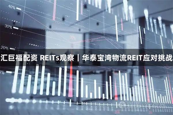 汇巨福配资 REITs观察｜华泰宝湾物流REIT应对挑战