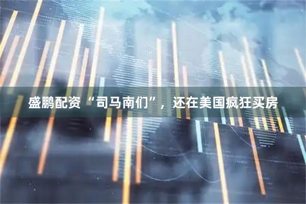 盛鹏配资 “司马南们”，还在美国疯狂买房